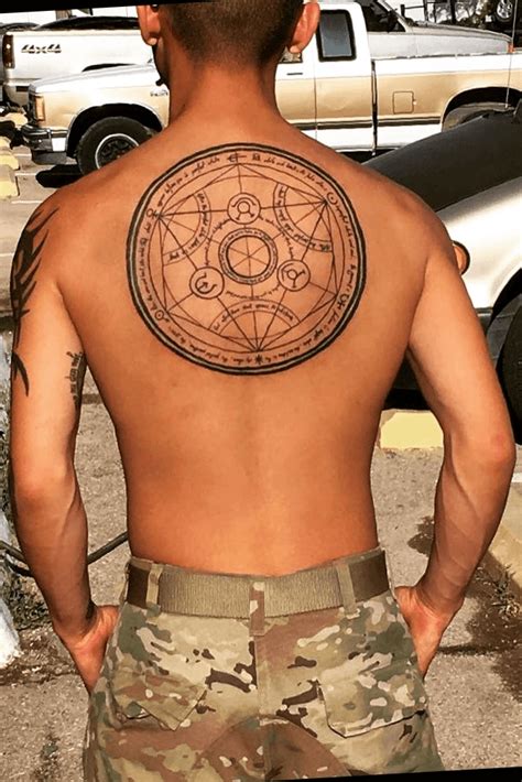 Fullmetal Alchemist Tattoo Transmutation Circle