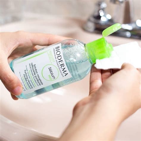 Nước tẩy trang Bioderma Sébium H2O xanh lá (100ml, 500ml)