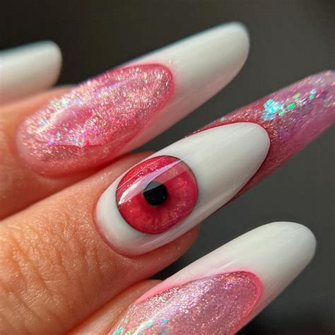 Глаз на ногтях | Nail designs, Nails, Professional nails