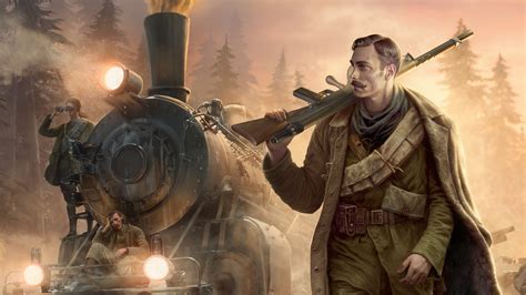 Last Train Home artwork showing a Czech Legion protagonist with a CSRG ...