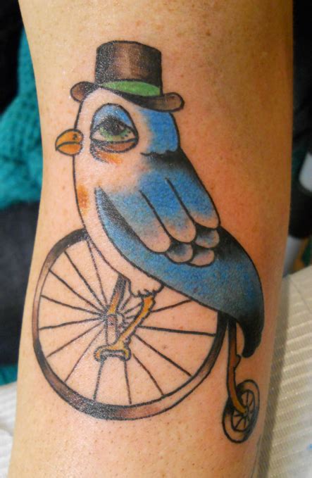 30 Strange, Stunning And Sh*t Cycling Tattoos - Mpora