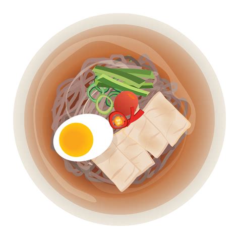 mul naengmyeon korean food. 13391974 PNG