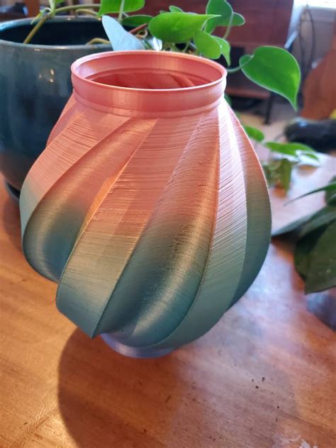 Multi color 3d print vase | Etsy