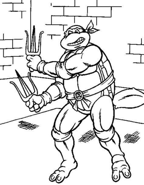 Teenage mutant ninja turtles printable coloring pages