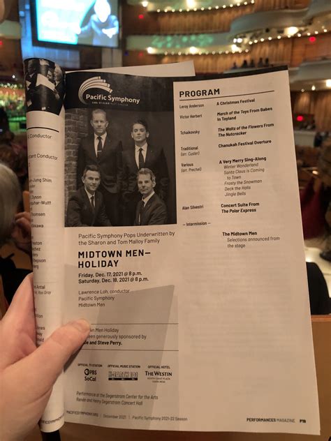 Concert History of Renee & Henry Segerstrom Concert Hall Costa Mesa ...