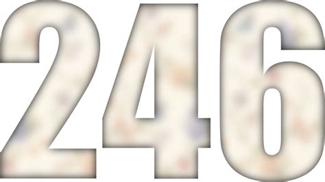 О числе 246 – двести сорок шесть, математические свойства, перевод ...