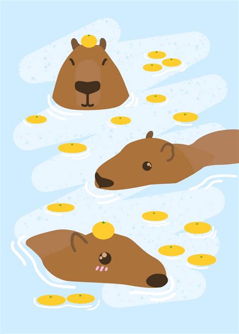 Background Capybara Wallpaper - EnWallpaper