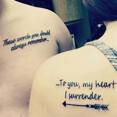 Couple Tattoos for the Much in Love Soulmates: It’s not as difficult as ...