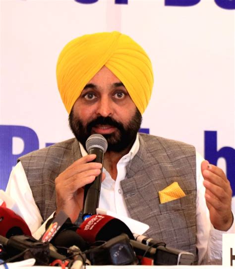 Punjab CM Bhagwant Mann addresses media