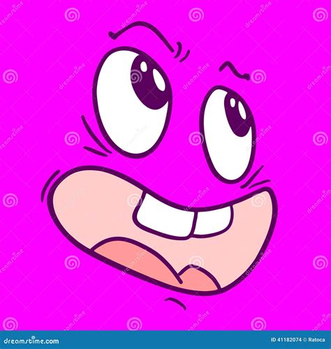 pink face stock vector illustration  increase happy