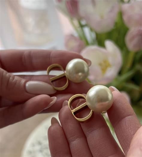 Dior Earrings Pearl | Серьги, Сережки, Женские аксессуары