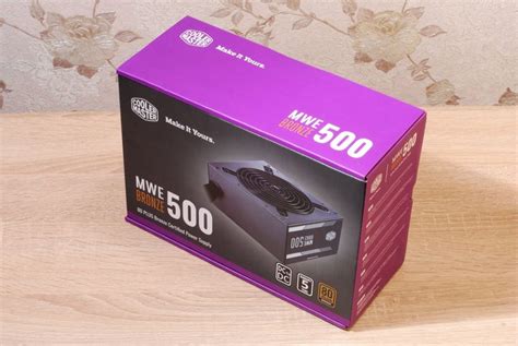 Обзор блока питания Cooler Master MWE 500 Bronze V2 500 Вт