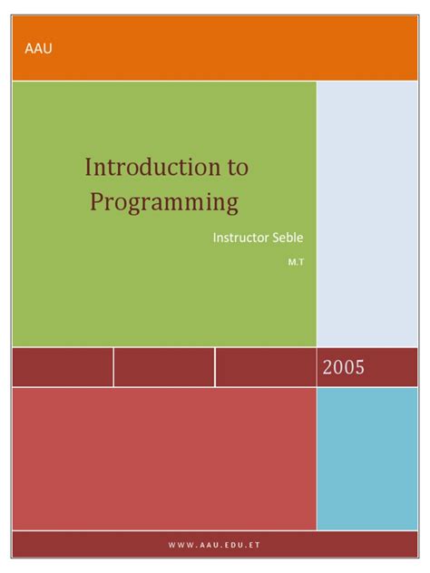 introduction  programming  programming language data type
