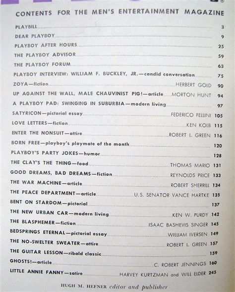 Playboy Magazine Vol 17 nº 05. may 1970 by Herbert Gold; Morton Hunt