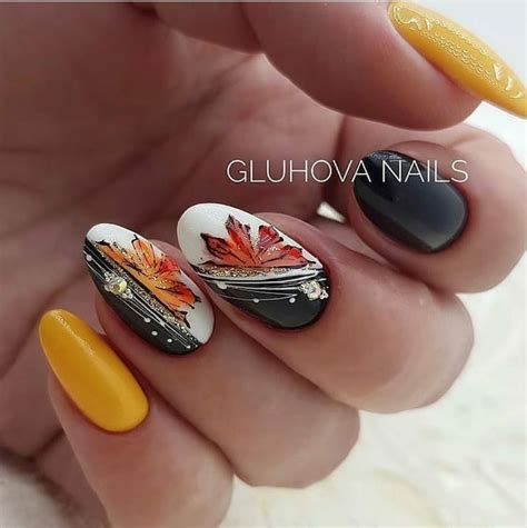 Маникюр | Finger nail art, Ombre nail designs, Fall acrylic nails