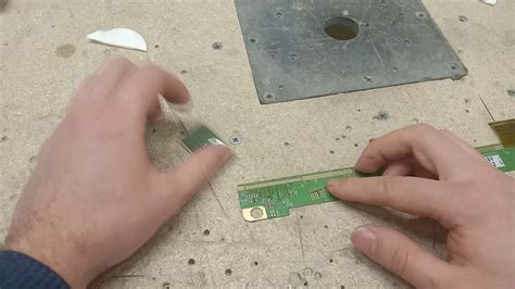 3M Z-Axis 9703 приклеиваем драйвер к планке матрицы без паяльника и ...