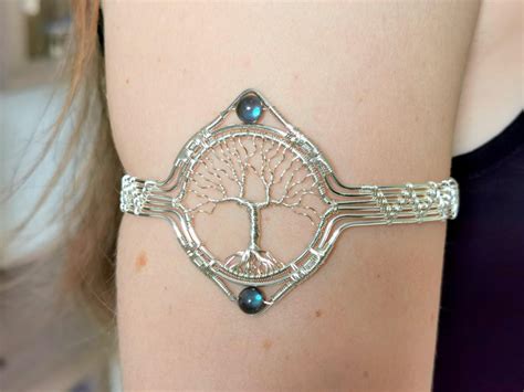 A tree armband I made. +12 charisma, +7 stealth while walking through ...