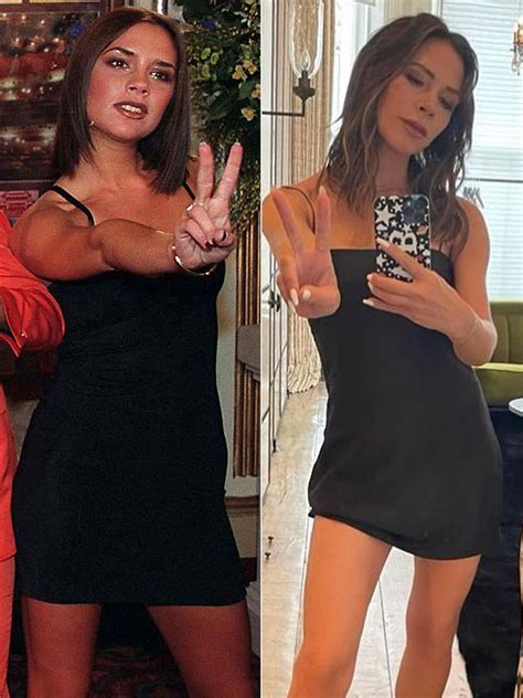 Victoria Beckham Channels Posh Spice in Mirror Selfie