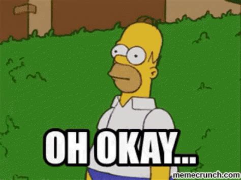 Oh Okay Homer GIF - OhOkay Homer Bushes - Discover & Share GIFs