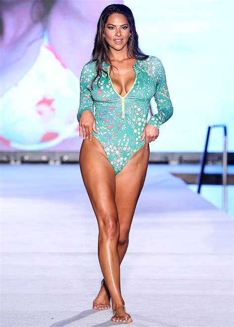 Camille Kostek, Christen Harper rock SI Swimsuit runway in Miami
