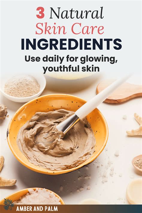 potent natural ingredients  glowing youthful skin amber  palm