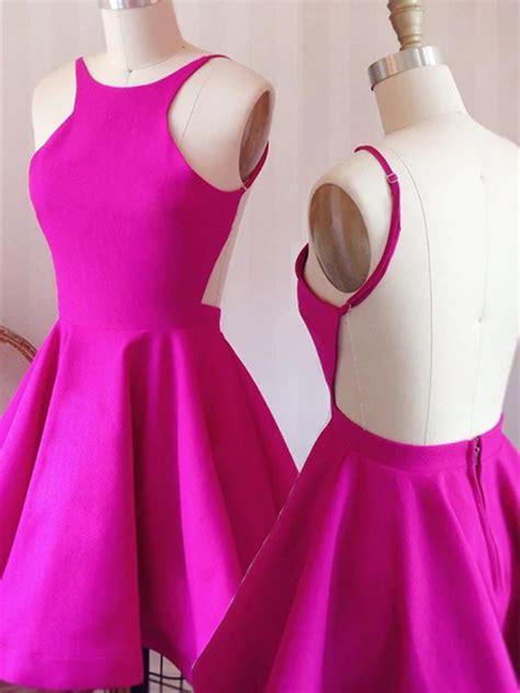 pink short prom dresses 1