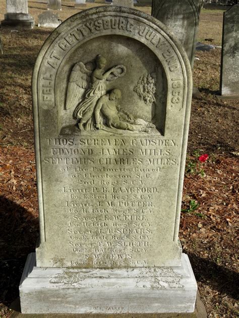 Magnolia Cemetery, Charleston, S.C.: Cemetery to Mark Gettysburg