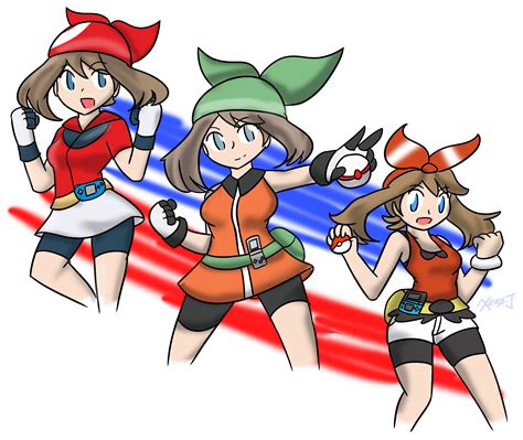 Generations of May :Sketch: by Xero-J on DeviantArt