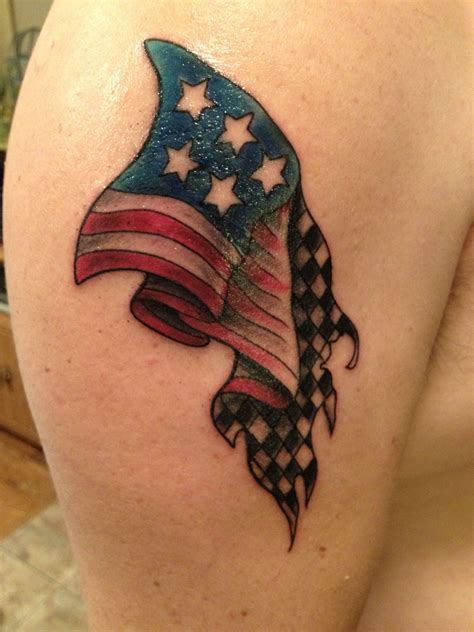 american flag tattoo small - Vigorous Blook Pictures