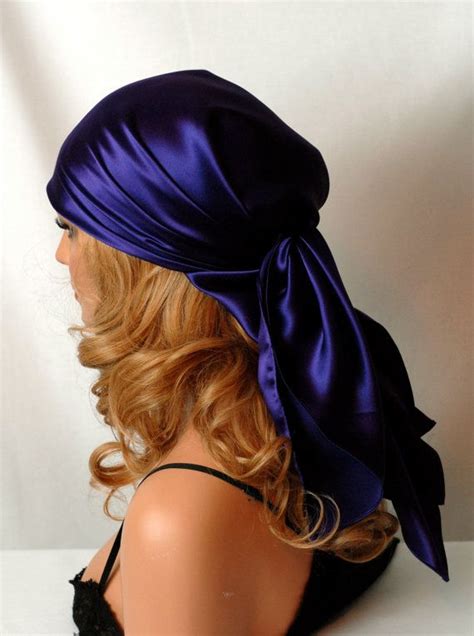 Silk Scarf, Hair Scarf for Day or Sleep, Head Covering, Pure Charmeuse ...