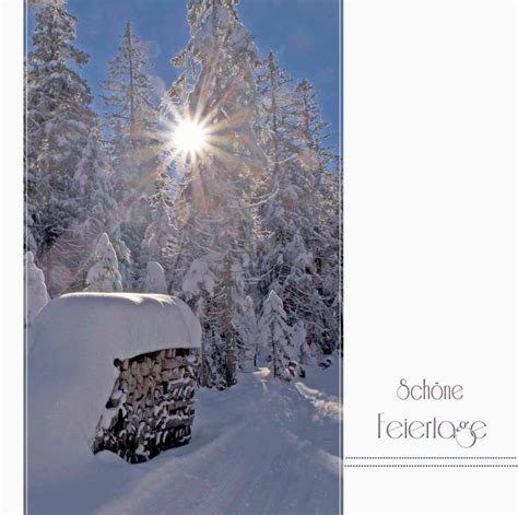 SCHÖNE FEIERTAGE Foto & Bild | spezial, weihnachtskarten, karten und ...