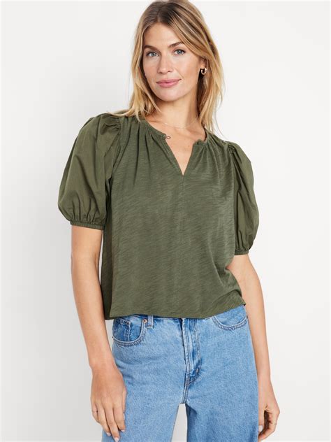 Puff Sleeve Blouses | Old Navy