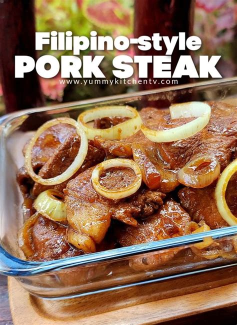 Pork Steak Recipe with Sweet Onion Topping