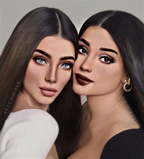 Вики Уокер и Мими | Mujeres imagenes, Dibujos siluetas, Dibujos