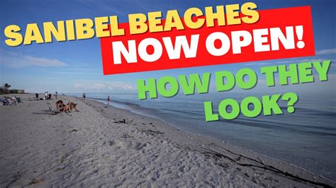 sanibel beaches open   public     youtube