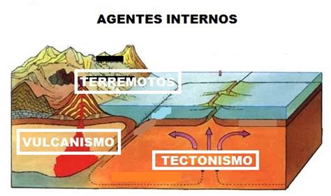 Agentes Do Relevo Internos E Externos - ESQUEMAS DE ESTUDOS: RELEVO TERRESTRE - AGENTES INTERNOS E EXTERNOS