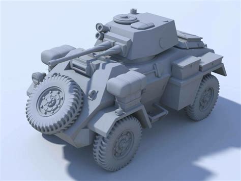 Humber Armoured Car MK II - 1/56 Scale