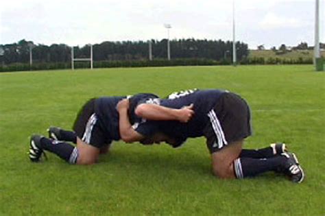 1-on-1 scrum practice technique - Scrums - Under 10 Drills - Rugby Toolbox