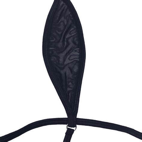 Women Sexy See Through Slingshot Teeny Weeny Sheer Mini Bikini: Buy