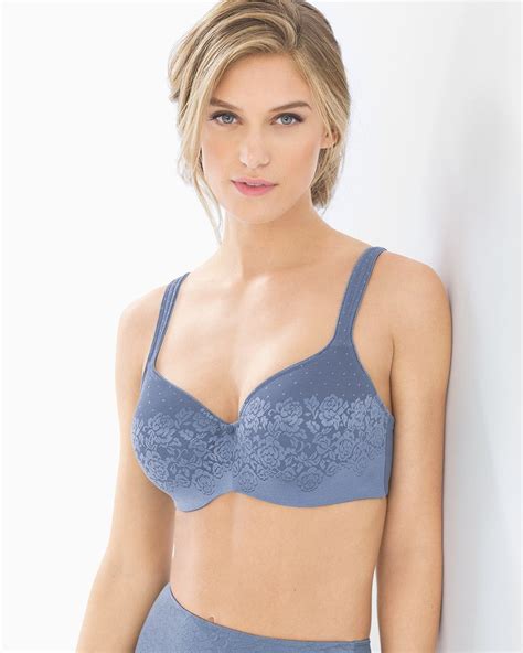 Full coverage balconet bra with patent-pending seamless 3-Zone Support ...