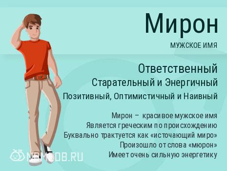 Значение имени Мирон: происхождение, характер и судьба.