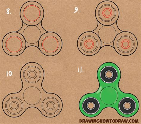 Fidget Spinner Template