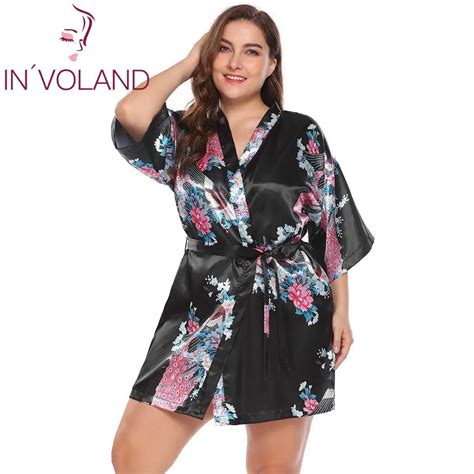 IN'VOLAND Plus Size XL 5XL Sleepwear Dress Vintage Women's Nightgowns ...