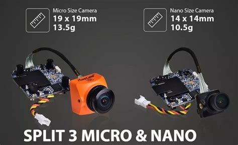 RunCam Split 3 Nano & Micro FPV DVR cameras - First Quadcopter