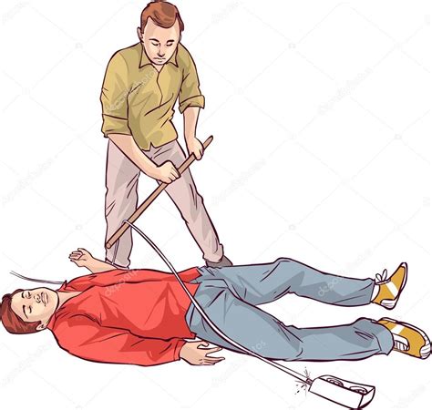 Electric shock first aid Stock Illustration by ©corbacserdar.gmail.com ...