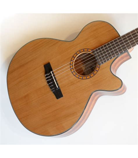 Cort CEC5 NAT Solid Red Cedar/Rosewood Classical Cutaway With ...