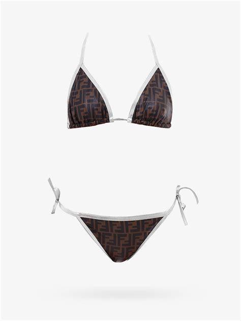 Fendi Bikini in Metallic | Lyst