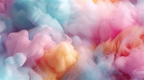 Colorful pastel fluffy cotton candy animation. . 24210529 Stock Video at Vecteezy