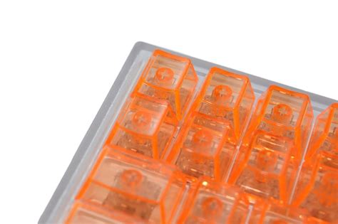 Clear Keycaps Neon Orange Keycaps Transparent Keycaps Custom - Etsy