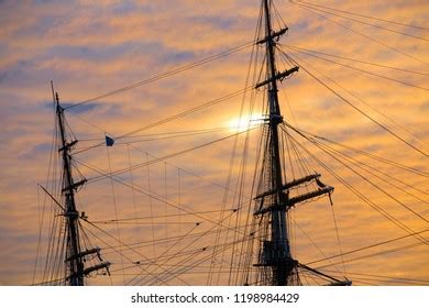 vespucci vessel spectacular sky background stock photo